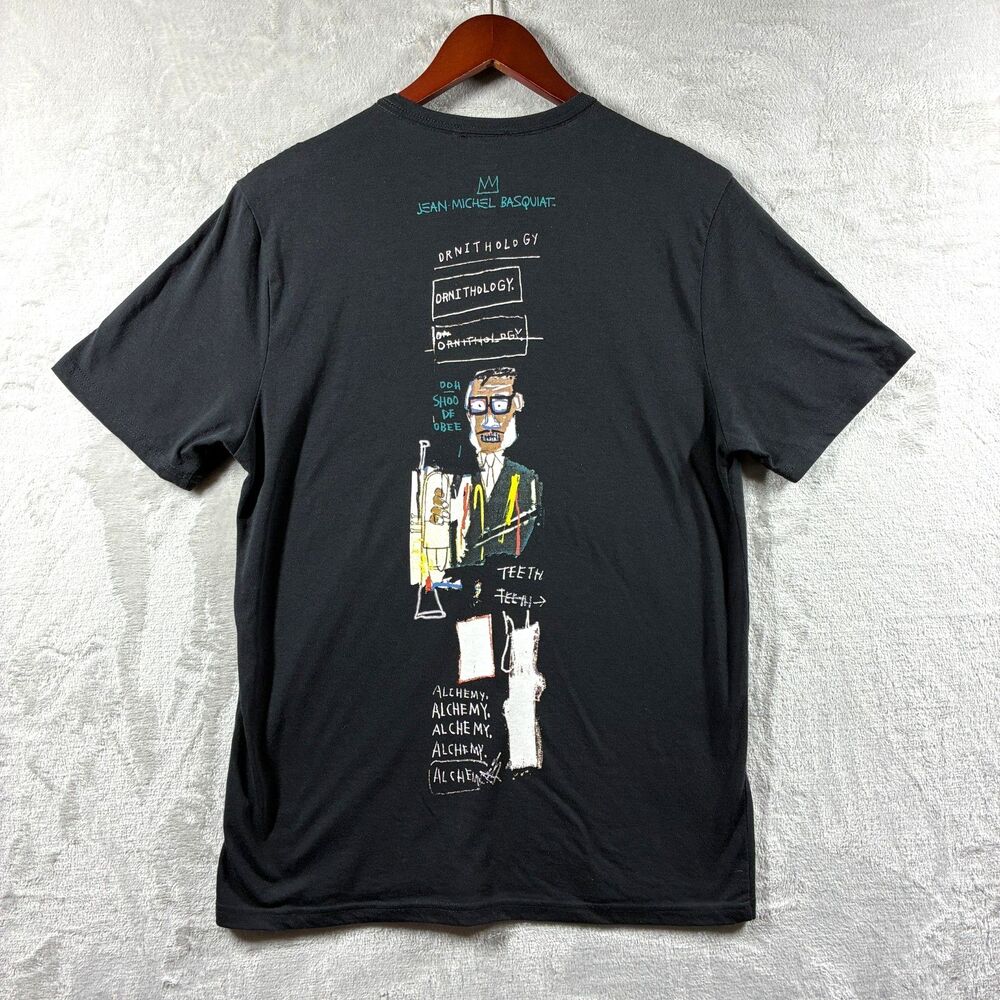 Roark Run Amok x Jean-Michel Basquiat Mathis Tee Shirt Black Men's Medium M